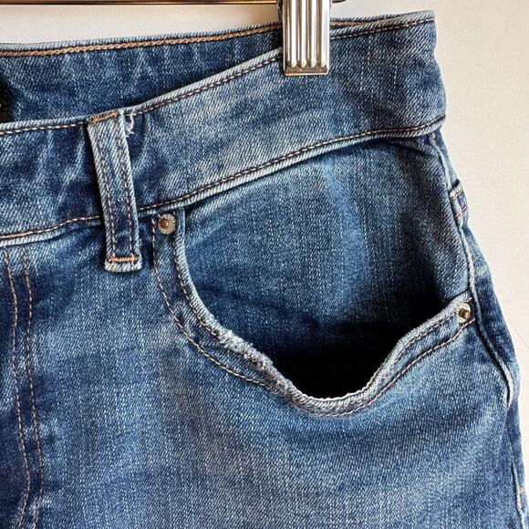 Talbots Wide Leg Crop Jean High Rise Como Wash Casual Denim Size 8 - Picture 8 of 16